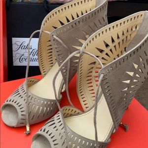 Ivanka Trump suede sandal size 8.5